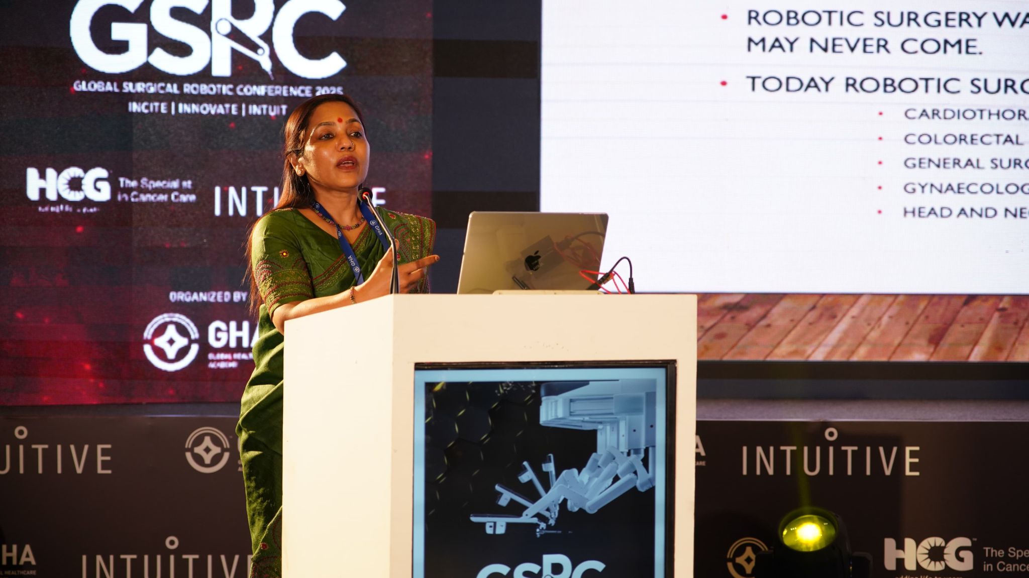 Global Surgical Robotic Conference 2025 – Presentation on Robotics in Benign Gynecology at the Global Surgical Robotic Conference in Bengaluru on February 23
